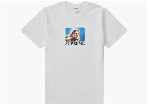 supreme kurt|supreme kurt cobain tee white.